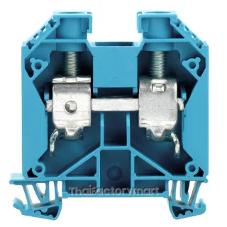 Feed-through terminal block, Screw connection, blue, 35 mm², 125 A, 1000 V, Number of connections: 2