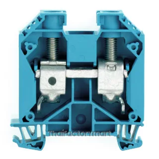 Feed-through terminal block, Screw connection, blue, 35 mm², 125 A, 1000 V, Number of connections: 2
