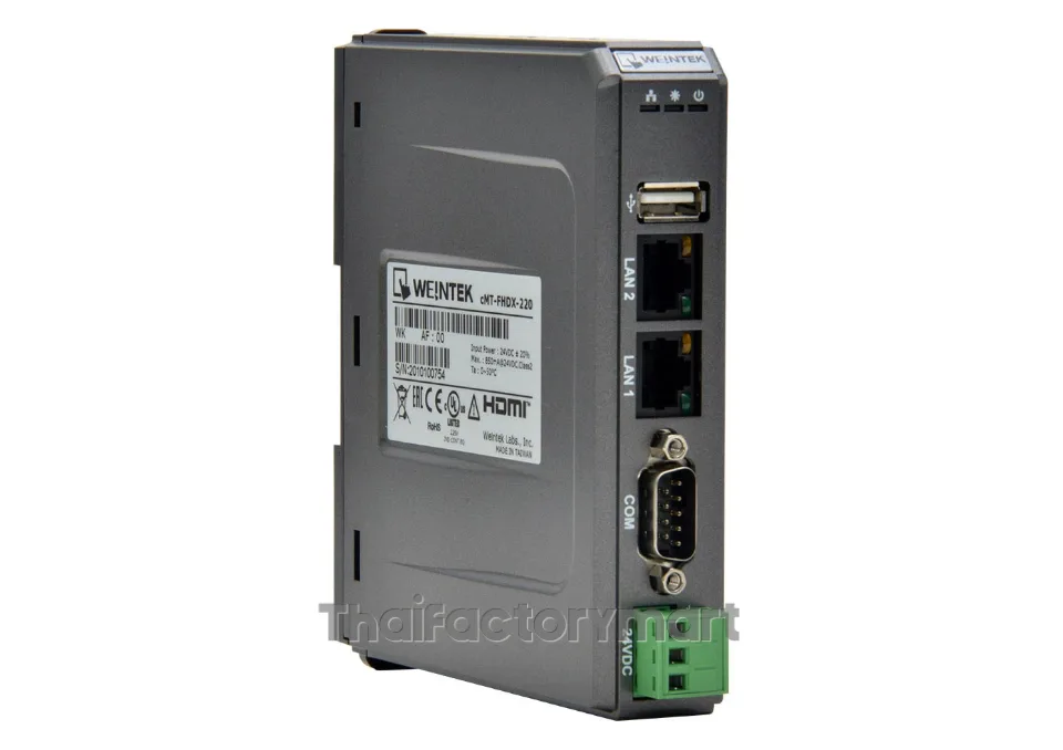 cMT-FHDX-820 : FHD SIO 232/485,2LAN,1920x1080 HDMI - Weintek รูปที่ 2