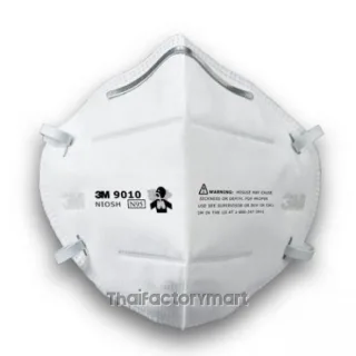 3M รุ่น 9010 หน้ากากป้องกันฝุ่นละอองมาตรฐาน N95 รุ่น 9010 3M Particulate Respirator, 9010 , N95