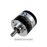 Koyo Encoder, Incremental, Light Duty, 360 Pulses per Revolution, 6mm Solid Shaft, 38mm Diameter Body, 12-24VDC, Push-Pull (Totem Pole), IP50 (Dust Proof), 1 meter Cable, Tinned Ends, Mounting Screws included รูปที่ 1