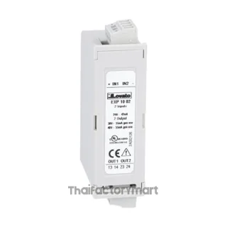 Expansion module EXP series for flush-mount products, 2 digital inputs and 2 static outputs, opto-isolated