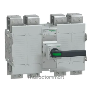 Manual transfer switch, GoPact MTS 2000, 4 poles, 2000A, 415VAC 50/60Hz, extended rotary handle, open transition