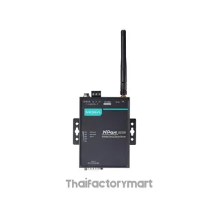 1-port RS-232/422/485 wireless device server with 802.11a/b/g/n WLAN US band, US plug, 12 to 48 VDC, 0 to 55Â°C operating temperature