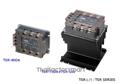 Fotek TSR-75DA-H High Voltage Type DC to AC Input voltage:4~32VDC、Max Rated Load Voltage:90~480VAC、Max Load Current:75A รูปที่ 3