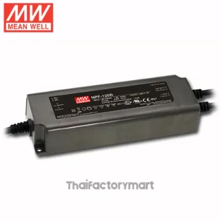 Mean Well NPF-120D-36 specifications: AC-DC Single output LED driver with Active PFC; Output 30Vdc at 3.4A; Dimming 0-10Vdc PWM resistance; Waterpoof plastic case