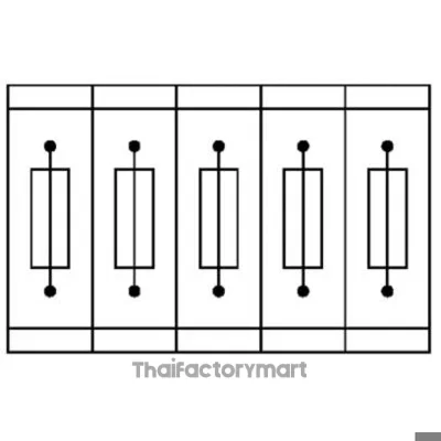 PT 4-HESILED 24 (5X20) BU/BU - Fuse modular terminal block รูปที่ 2