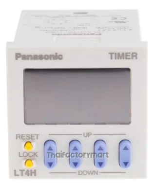 Panasonic Multi Function Timer Relay, 8-Pin Connector, 9.999 s - 999.9 h, SPDT, 2 Contacts, SPDT