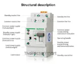 SUNTREE SQ8T-63 Automatic Transfer Switch (ATS), 2P, 63 A, 220 V #ST232263 photo 2
