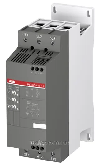 PSR85-600-11 ABB Softstarter, PSR Series, 85 A, 45 kW (400 V), 208...600 V AC