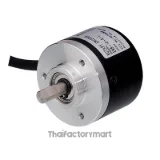 Koyo Encoder, Incremental, Medium Duty, 2000 Pulses per Revolution, 8mm Solid Shaft, 50mm Diameter Body, 5VDC, Line Driver (Differential - 26C31), IP50 (Dust Proof), 0.5 meter Cable, Tinned Ends, Mounting Screws included รูปที่ 1