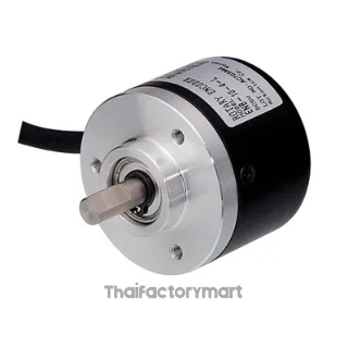 Koyo Encoder, Incremental, Medium Duty, 2000 Pulses per Revolution, 8mm Solid Shaft, 50mm Diameter Body, 5-30VDC, Push-Pull (Totem Pole), IP65 (Waterjet Proof), 2 meter Cable, Tinned Ends, Mounting Screws included