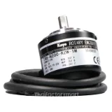 Koyo Encoder, Incremental, Medium Duty, 200 Pulses per Revolution, 8mm Solid Shaft, 50mm Diameter Body, 5-30VDC, Push-Pull (Totem Pole), IP65 (Waterjet Proof), 5 meter Cable, Tinned Ends, Mounting Screws included รูปที่ 1