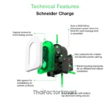 EVH5A22N2S , Charging station, Schneider Charge, 1P+N/3P+N, 1xT2S, 7.4/11/22kW, 16/32A รูปที่ 2