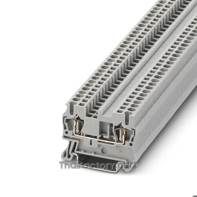 ST 2,5 - Feed-through terminal block Terminal Block, Spring Clamp, 2 Poles, 800V, 24A, 0.08 ... 4mm², Grey รูปที่ 2