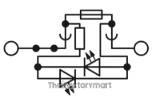 UT 4-HESILED 24 (5X20) - Fuse modular terminal block , Screw, 2 Poles, 600V, 6.3A, 0.14 ... 6mm², Black รูปที่ 2