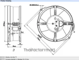 W2S130 Series Axial Fan, 172 x 55mm, 380m?/h, 45W, 230 V ac รูปที่ 2