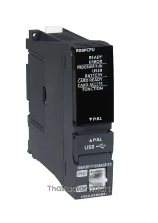 Mitsubishi MELSEC iQ-R R08PCPU Process CPU Module, 80K Steps, Ethernet
