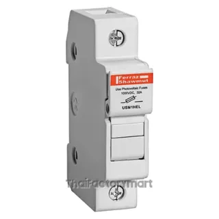 Fuse Holder UltraSafe™ 600VAC 600VDC Midget 30A 1-Pole Helio IP20