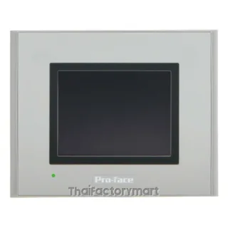 5.7-inch TFT, 65,536 colors, QVGA 320 x 240 pixels, Analog Touch Panel, Ethernet I/F, COM x 2, USB A/mini-B I/F x 1 each, Secondary Back-up Battery, DC24V, Coated Model