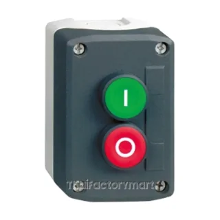 Dark Grey Station, Start & Stop Push Button, Ø22mm, 600V, 1NO + 1NC