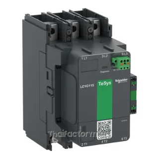 Schneider LC1G150KUEN High power contactor TeSys Giga, 3 pole (3NO), AC-3 <=440V 150A, standard version, 100…250V wide band AC/DC coil