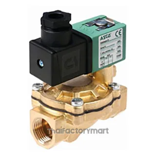Asco Solenoid Valve SCE238D002.24/DC, 2 port , NC, 24 V dc, 1/2in