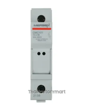 Mersen 32A Rail Mount Fuse Holder for 10 x 38mm Fuse, 1P, 690V ac