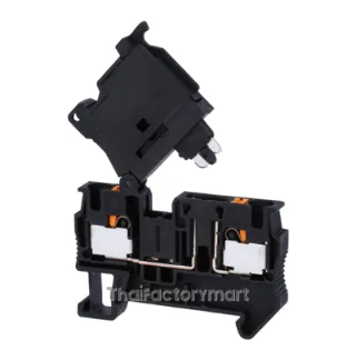Phoenix Contact PT 4-HESILED 24 (5X20) Fuse modular terminal block (3211903), 4 mm², 6.3 A, 24 V, Push-in connection, Black
