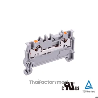 Terminal Block 4mm 2P 30A Grey