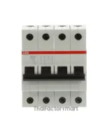 SH200 MCB 32A 4 Pole Type C 6kA รูปที่ 1