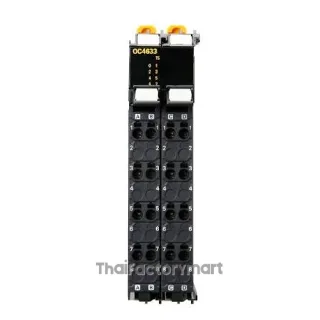 8 Digital Outputs, normally-open relays, 2 A, 250 VAC, screwless push-in connector, 24 mm wide
