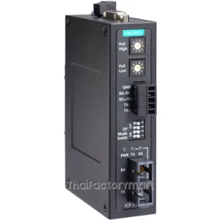 MOXA ICF-1150-M-ST-T-IEX, Industrial RS-232/422/485 to Fiber Optic Converter, ST Multi-mode, -40 to 85 °C, IECEx Certification Approval