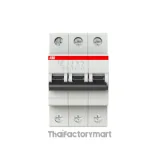 SH200 MCB 6A 3 Pole Type C 6kA รูปที่ 1