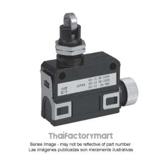 Honeywell SL1 Series Roller Plunger Limit Switch, NO/NC, IP67, SPDT, Die Cast Zinc Housing, 250V ac Max, 5A Max